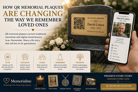 How QR Memorial Plaques Are Changing the Way We Remember Loved Ones - Memorialine