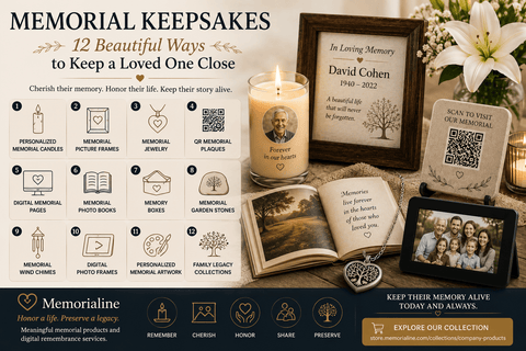 Memorial Keepsakes: 12 Beautiful Ways to Keep a Loved One Close - Memorialine