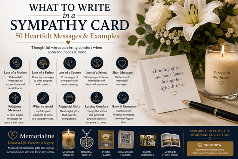 What to Write in a Sympathy Card: 50 Heartfelt Messages & Examples - Memorialine