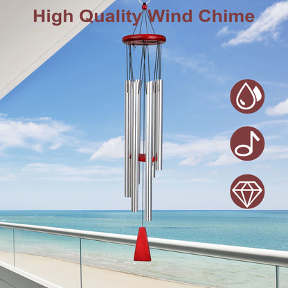 30'' Wind Chimes Outdoor, Large Deep Tone Memorial Wind Bells for Yard Garden Decor