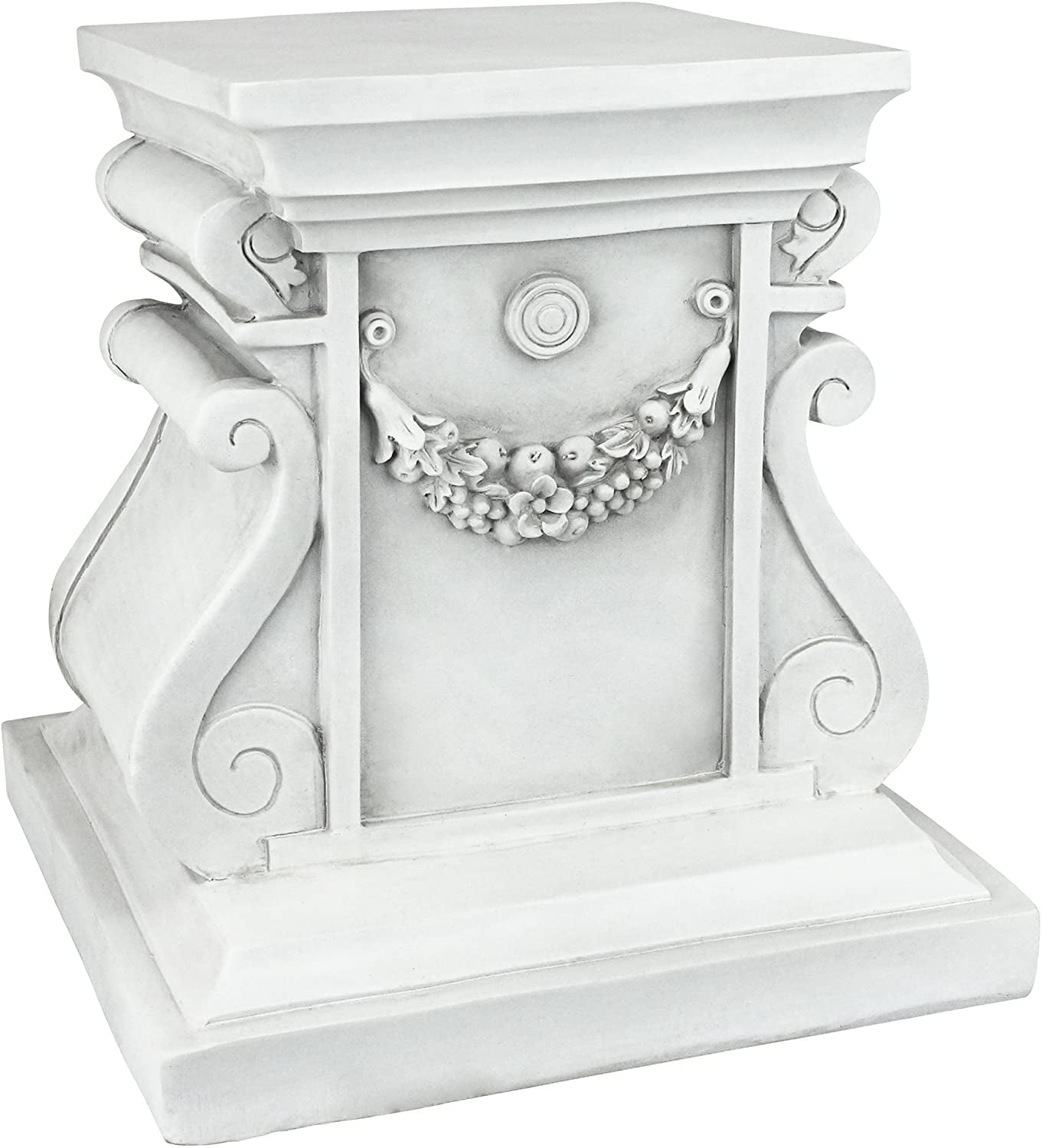 NG314105 Statuary Garden Base Riser, Medium, Classic Plinth