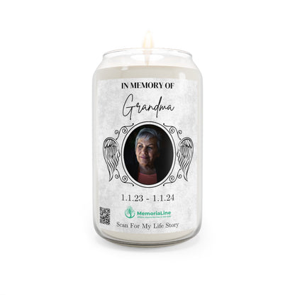 Personalized Memorial Candle 13.75oz