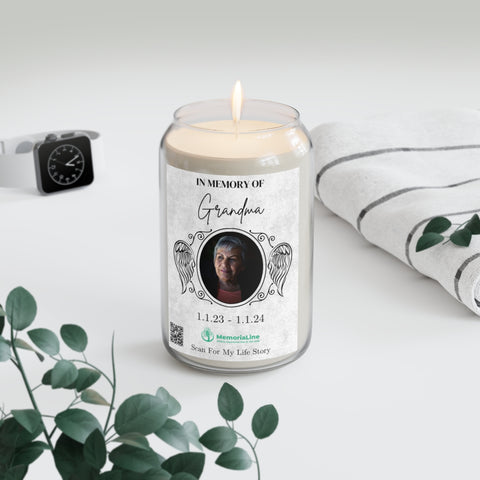 Personalized Memorial Candle – A Light That Honors Their Memory