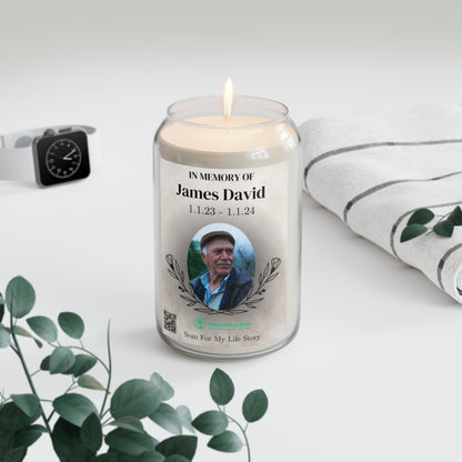 Personalized Memorial Candle 13.75oz