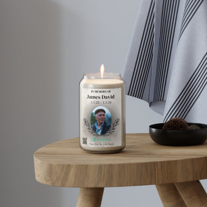 Personalized Memorial Candle 13.75oz