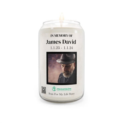 Personalized Memorial Candle 13.75oz