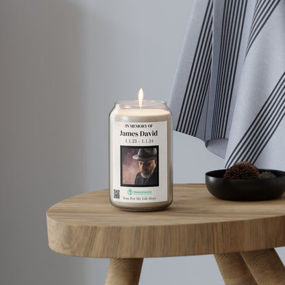 Personalized Memorial Candle 13.75oz