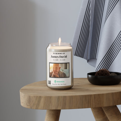 Personalized Memorial Candle – A Light That Honors Their Memory