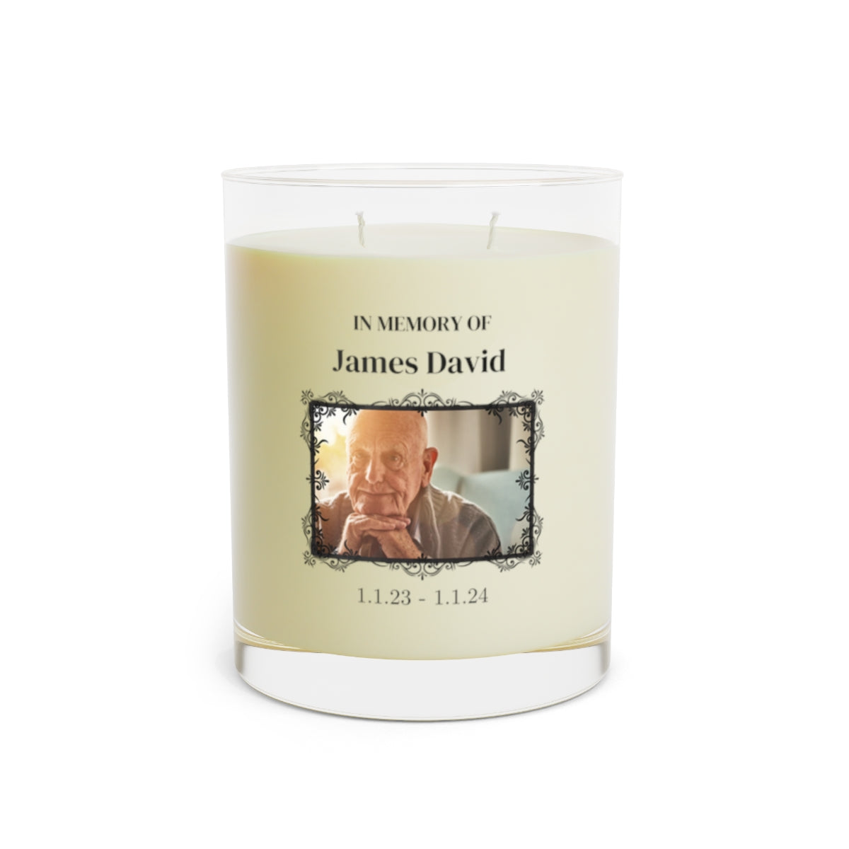 Personalized Memorial Candle 11oz