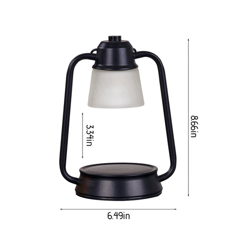 Christmas Deals!  Candle Warmer Lamp Dimmable Timer: Electric Metal Top down Light Heat Melting Wax Candles Vintage Fits Large Small Jar Scented Candel Warming Lantern Black