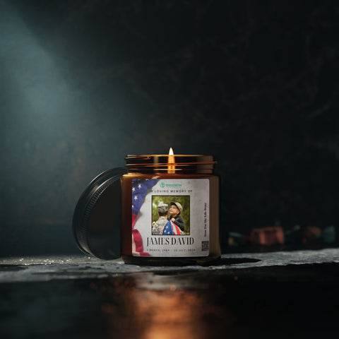 Personalized Soy Scented Memorial Candle