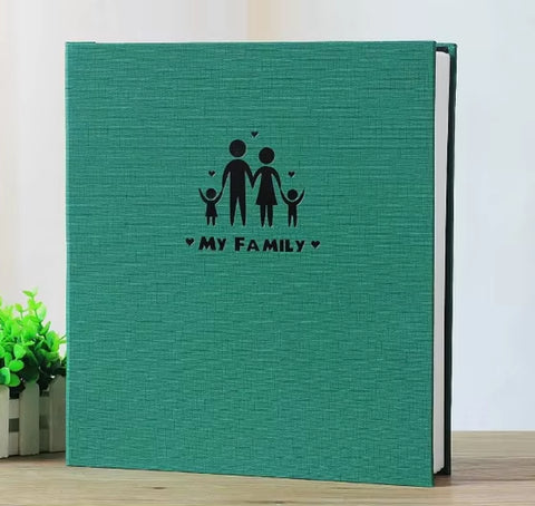 800 Pictures 6 Inches Leather Interstitial Photo Album DIY Scrapbook Pockets Family Photo Book Wedding Birthday Memory Book