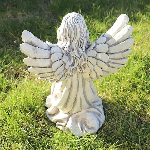 Angels Statues European Resin Angel Decoration Figurine Outdoor Home Desktop Garden Gifts