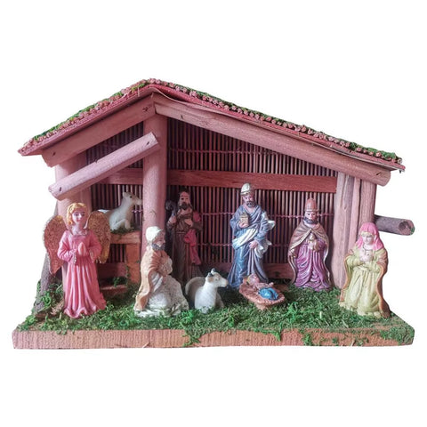 Nativity Scene Figurine Holy Family Statue Christ Jesus Catholic Figurine Religious Figurine Christmas Gift Home Decor Ornament