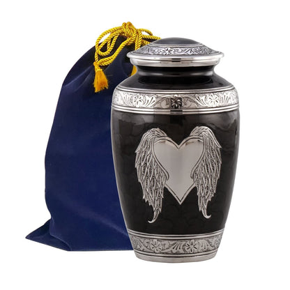 Angel Wings Urn - Loving Angel Wings Cremation Urn for Ashes - Handcrafted An...