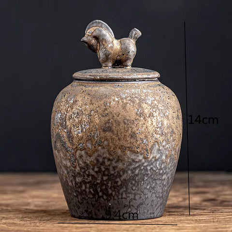 Ceramic Memorial Urn for Human & Pet Ashes