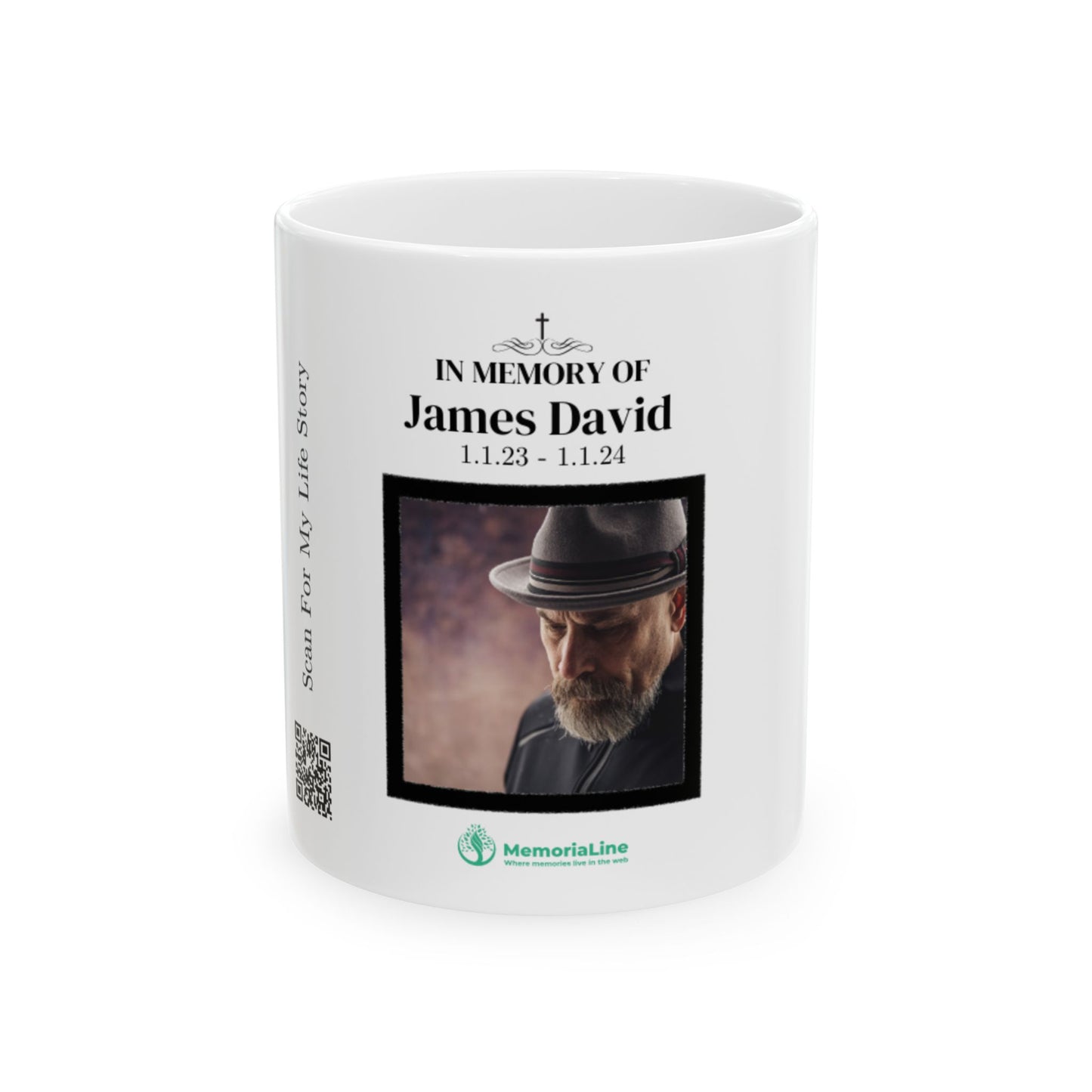 Personalized Memorial Ceramic Mug