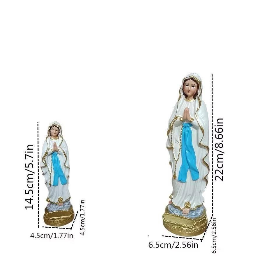 Virgin Mary Resin Statue Religion Jesus Religious Statue Souvenir Interior Decoration Gift