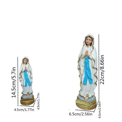 Virgin Mary Resin Statue Religion Jesus Religious Statue Souvenir Interior Decoration Gift