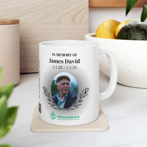 Personalized Memorial Ceramic Mug