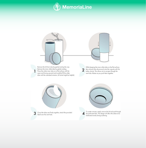 Hummingbird Biodegradable Scattering Urn for Human Ashes