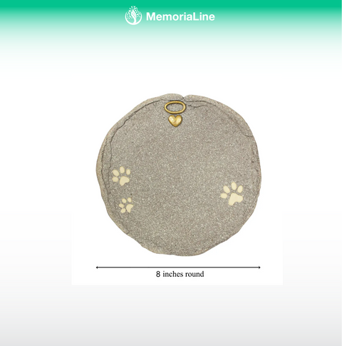 Personalized Laser-Engraved Dog Memorial Stone - Pet Grave Marker