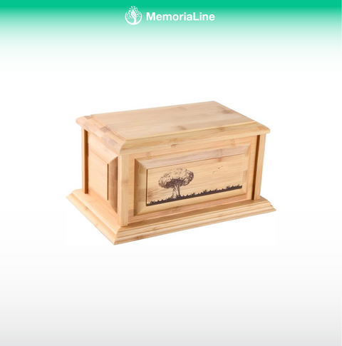 Tree of Life Wooden Cremation Urn