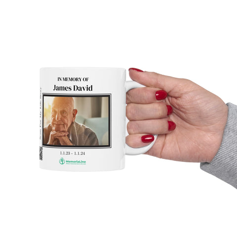 Personalized Memorial Ceramic Mug