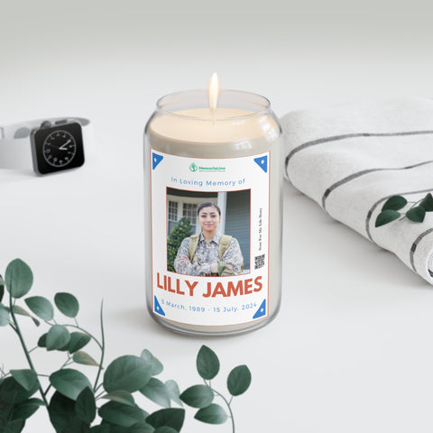 Personalized Memorial Candle – A Light That Honors Their Memory