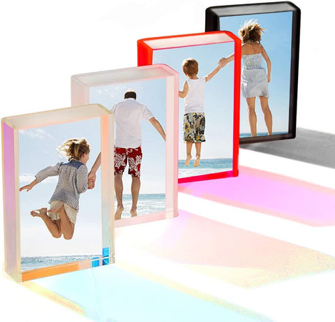 Polaroid Frame, Instax Mini Film Frame, 2X3 Polaroid Picture Frame for Fujifilm Instax Film & Polaroid Film,Freestanding Sliding Acrylic Photo Frames for Desktop Tabletop,Mini Frame for Photos