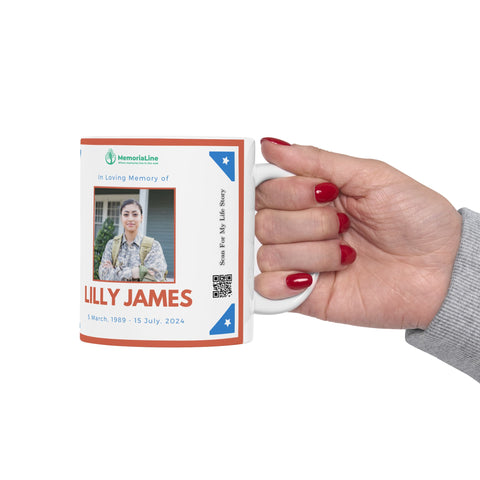 Personalized Memorial Veteran Ceramic Mug