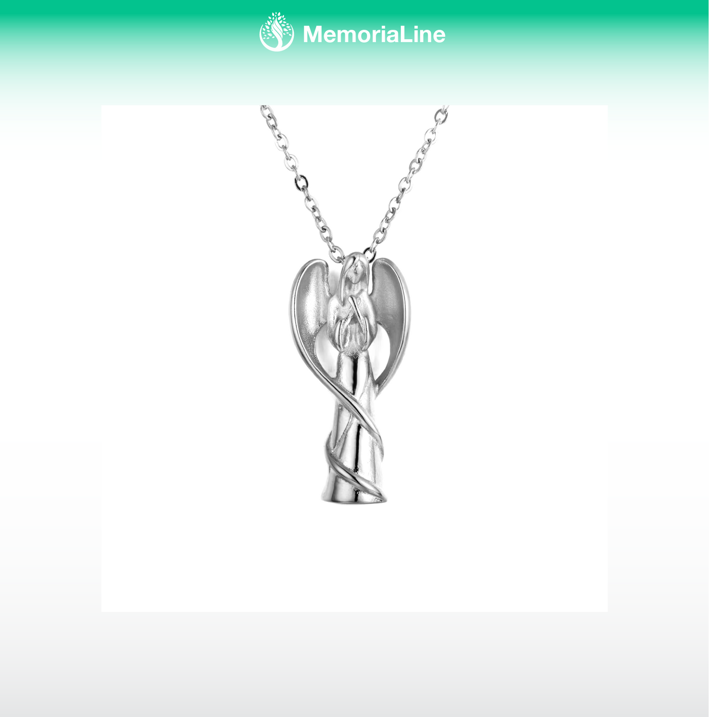 Eternity Angel Memorial Necklace - Ashes Keepsake Holder