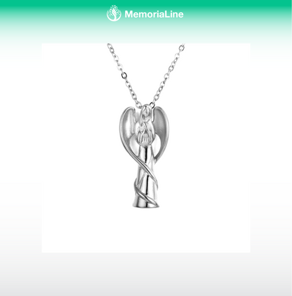 Eternity Angel Memorial Necklace - Ashes Keepsake Holder