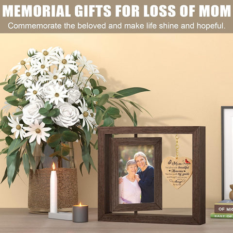 Memorial Gifts for Loss of Mom Sympathy Gift, Sympathy Gifts for Loss of Loved One Memorial Picture Frame for 4X6 Photos - Bereavement Remembrance Funeral Condolence Gifts Idea for Loss of Mother