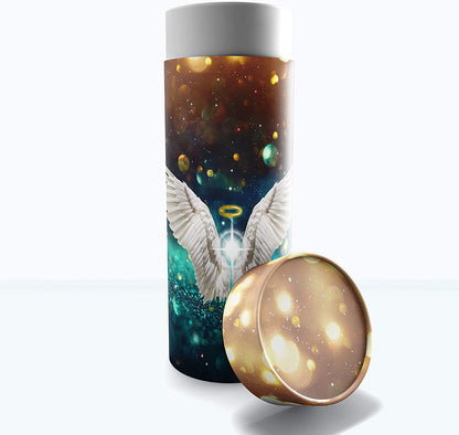 Guardian Angel Men'S Biodegradable Urns for Water Burial - Eco Friendly Biodegradable Urns for Human Ashes, Biodegradable Urn and Scattering Tube or Scattering Urn and Urns for Ashes Adult Male Large