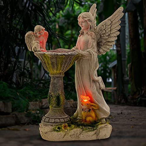 Solar Garden Statues-Outdoo