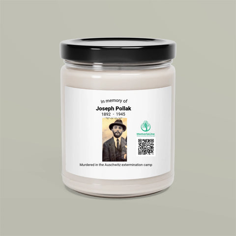 Personalized Holocaust Remembrance Candle – Light That Carries Memory