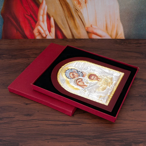 HT Virgin Mary Icon Whole Family Jesus Church Utensils Religious Catholic Orthodox Decoration Christmas Easter Decor