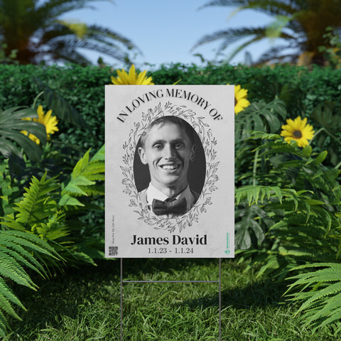 Personalized Memorial Yard Sign