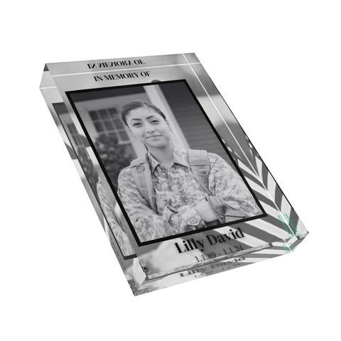 Acrylic Photo Block Memory – A Timeless Tribute