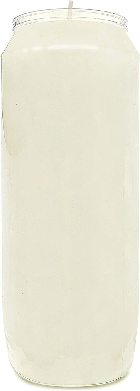 9 - Day White Memorial Prayer Candle - Memorialine