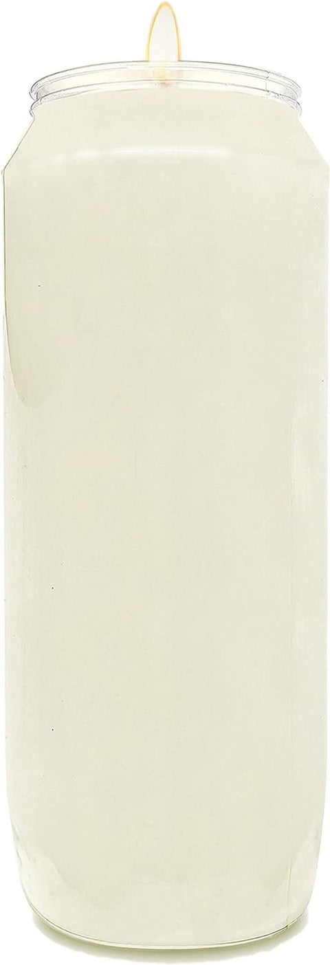 9 - Day White Memorial Prayer Candle - Memorialine