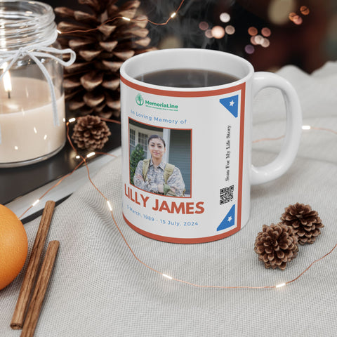 Personalized Memorial Veteran Ceramic Mug