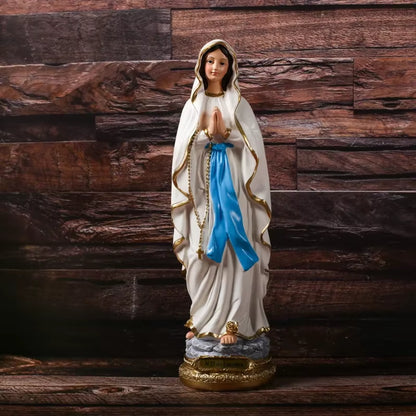 Virgin Mary Resin Statue Religion Jesus Religious Statue Souvenir Interior Decoration Gift