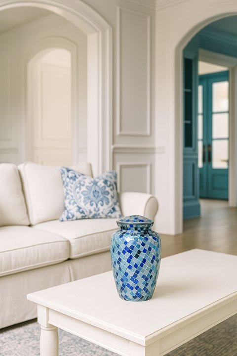 Disco Elegance Memorial Urn