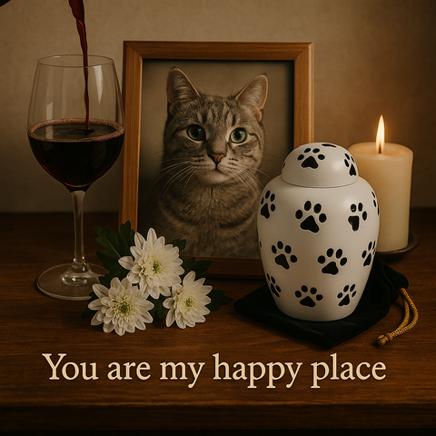 Personalized Pet Memorial Urn Set – With Photo Tribute