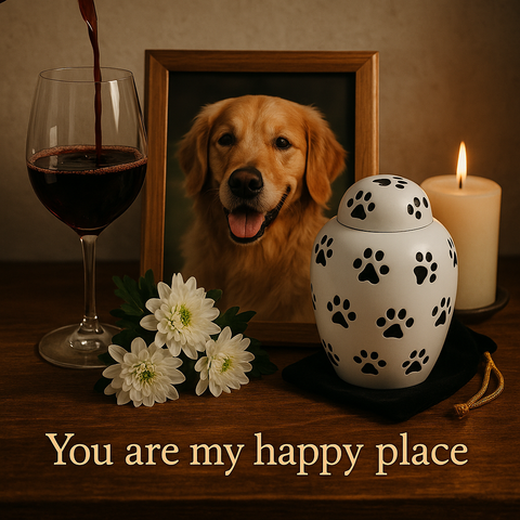 Personalized Pet Memorial Urn Set – With Photo Tribute