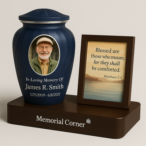 Memorial Corner Set- Custom Cremation Urn