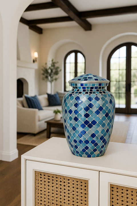 Disco Elegance Memorial Urn