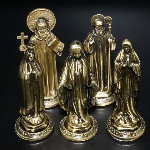 Christian Saints Church Figurine Icons Decor Office Home Crafts Gifts Holy Family Statue Imagem De Santos Catolicas Estatuas